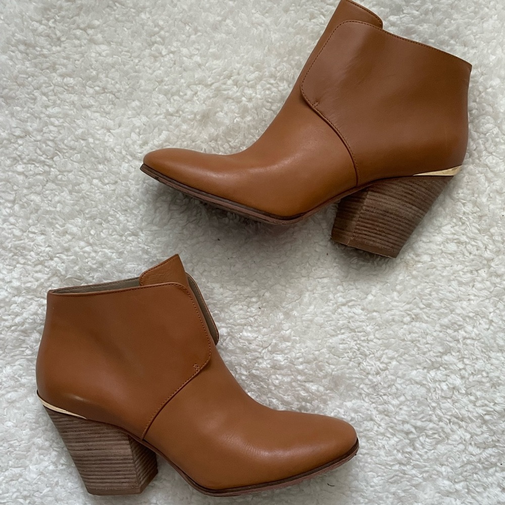 Coke Haan leather bootie
